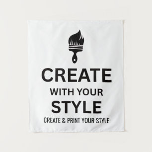 Benutzerdefinierter 34x40" personalisierter Firmen Wandteppich