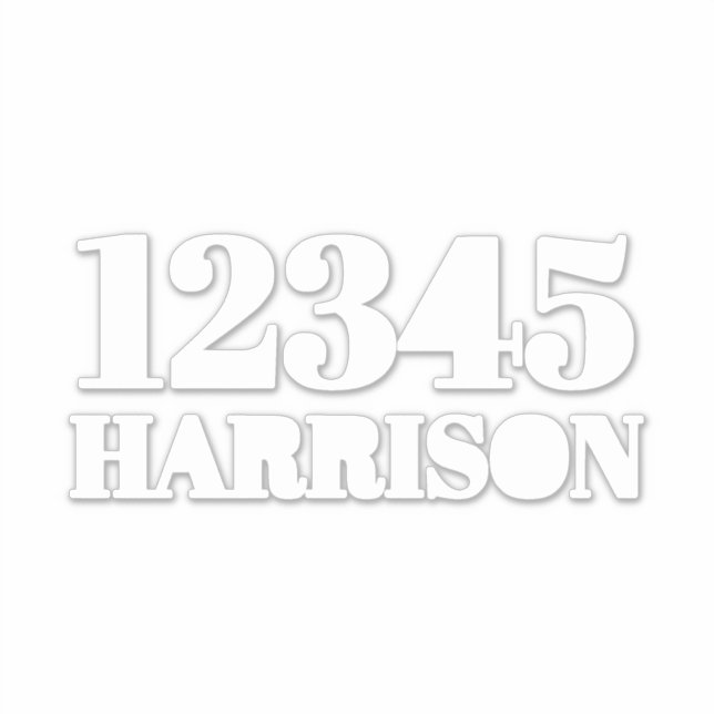 Benutzerdefinierter Abfallmüll, recycelnd Nummer d Aufkleber (Vorderseite)