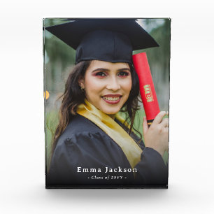 Benutzerdefinierter Abschluss Personalisierter Nam Fotoblock