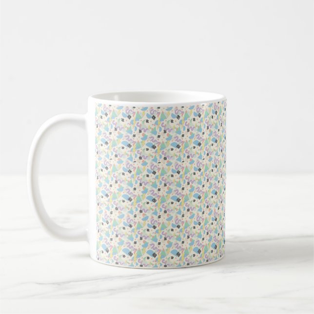 Benutzerdefinierter All-Over-Druck Geometrischer M Kaffeetasse (Links)