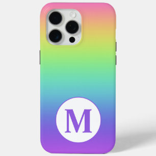 Benutzerdefinierter anfänglicher Regenbogen Case-Mate iPhone Hülle