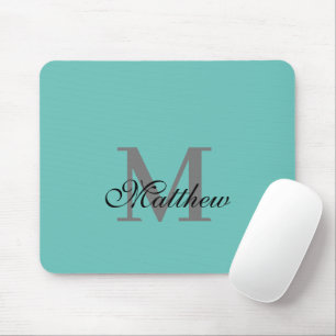 Benutzerdefinierter Anfangs- und Namenstext aquama Mousepad