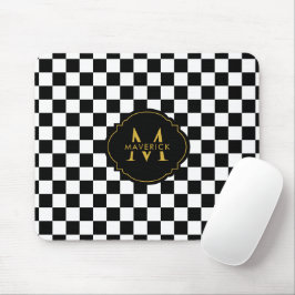 Benutzerdefinierter Anfangsname Elegantes Stylisch Mousepad
