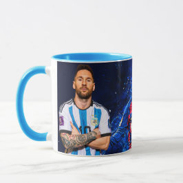 Benutzerdefinierter Argentinien-Trikot-Becher – Fu Tasse