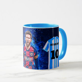 Benutzerdefinierter Argentinien-Trikot-Becher – Fu Tasse