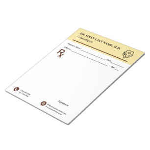 Benutzerdefinierter Arzt Rezept Notizblock Editier