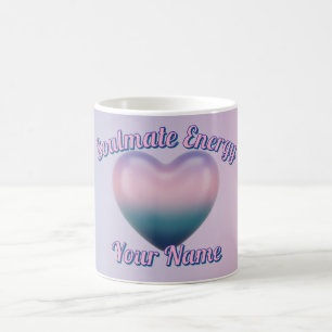 Benutzerdefinierter ästhetischer rosa und lila Bec Kaffeetasse