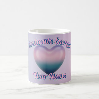 Benutzerdefinierter ästhetischer rosa und lila Bec Kaffeetasse