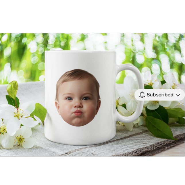 Benutzerdefinierter Baby- & Familienfoto-Gesichtsm Tasse (Von Creator hochgeladen)