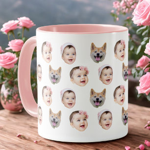 Benutzerdefinierter Baby-Gesicht-Kaffeebecher 3 Tasse