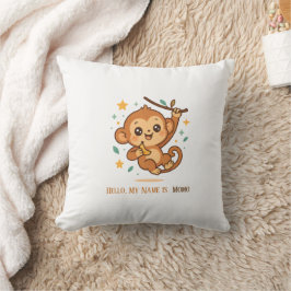 Benutzerdefinierter Banana Bounce Monkey Süßer Bab Kissen