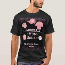 Benutzerdefinierter Baseball-Mama-Squad, Teamnumme T-Shirt