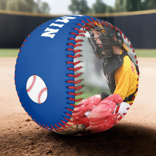 Benutzerdefinierter Baseball mit Name Nummer Foto 