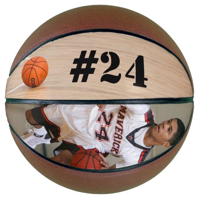 Benutzerdefinierter Basketball - Bild und Anzahl h (Vorderseite)