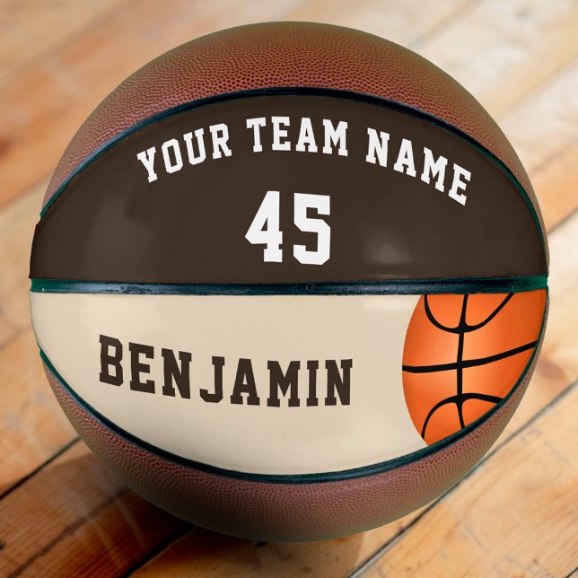 Benutzerdefinierter Basketball mit Name (Von Creator hochgeladen)