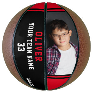 Benutzerdefinierter Basketball mit Teamname, Numme