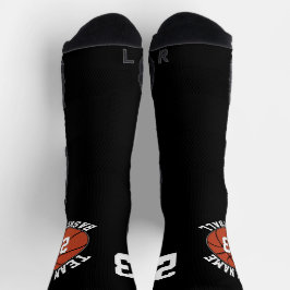 Benutzerdefinierter Basketball-Team Name und Anzah Socken