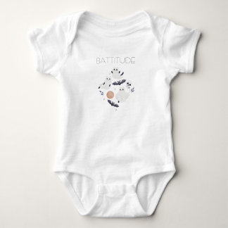 Benutzerdefinierter Battitude-Geist und Fledermaus Baby Strampler