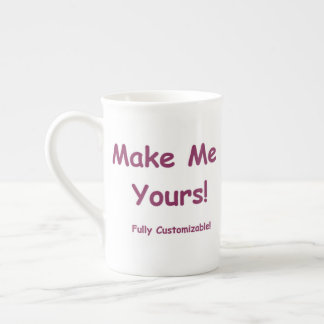 Benutzerdefinierter Becher Bone China Individuelle Prozellantasse