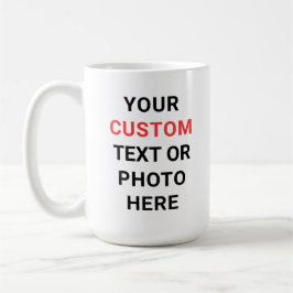 Benutzerdefinierter Becher | Text, Foto, Logo oder Kaffeetasse