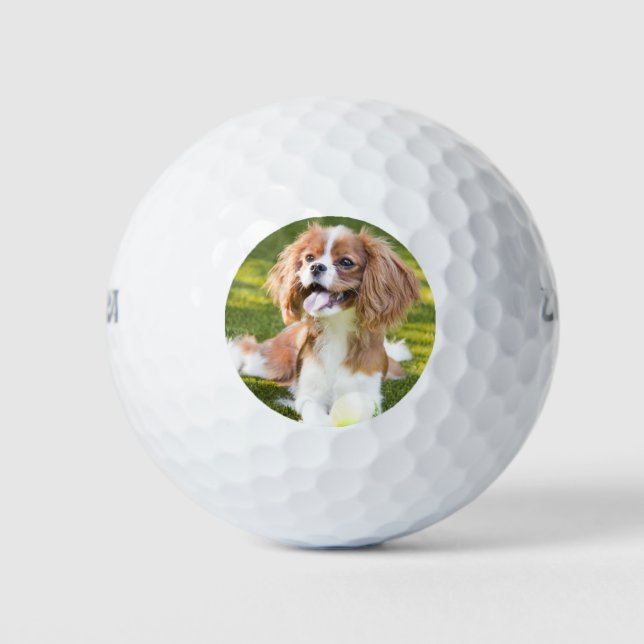 Benutzerdefinierter Begleiter Hinzufügen Ihres Fot Golfball (Vorderseite)