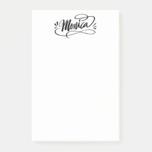 Benutzerdefinierter Beitrag mit dem Namen Monica Post-it Klebezettel