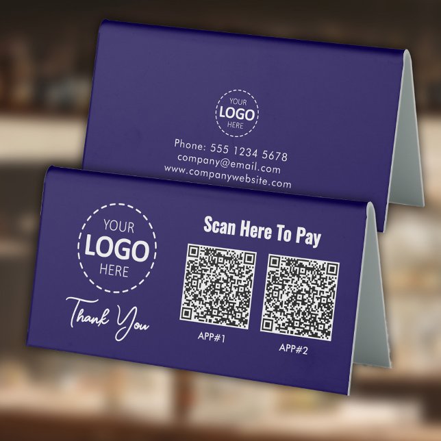 Benutzerdefinierter berührungsloser QR-Code Tischaufsteller (Von Creator hochgeladen)