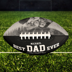 Benutzerdefinierter BEST VATER JE Cooler Foto-Spor Football
