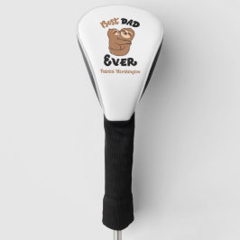 Benutzerdefinierter bester Vater je Niedlicher Fau Golf Headcover
