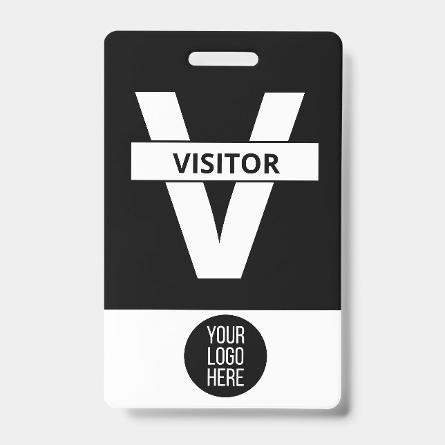 Benutzerdefinierter Besucher - Foto-Pass - Name-ID Ausweis (Vorderseite)