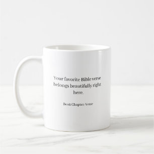 Benutzerdefinierter Bibelvers - erstelle deinen ei Kaffeetasse