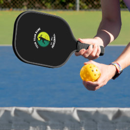 Benutzerdefinierter Black Pickleball Club Team Pla Schläger
