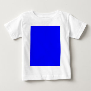 Benutzerdefinierter blaufarbiger Designer Baby T-shirt