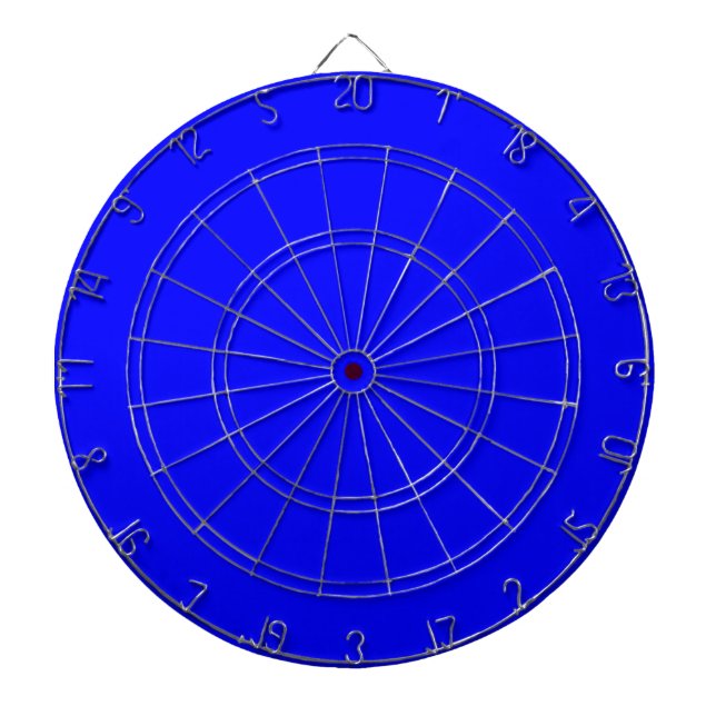 Benutzerdefinierter blaufarbiger Designer Dartscheibe (vorne)