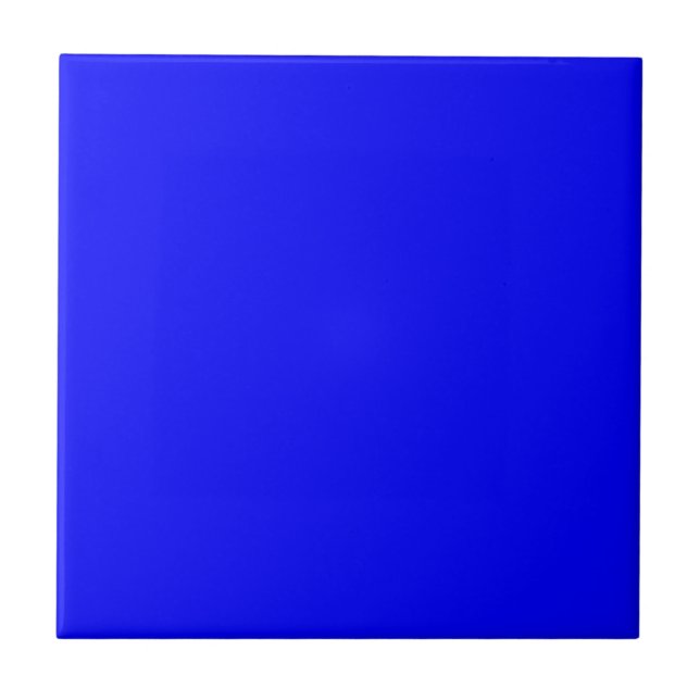 Benutzerdefinierter blaufarbiger Designer Fliese (Vorderseite)