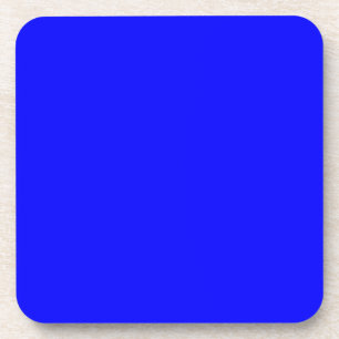 Benutzerdefinierter blaufarbiger Designer Getränkeuntersetzer