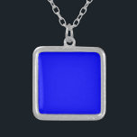 Benutzerdefinierter blaufarbiger Designer Versilberte Kette<br><div class="desc">Benutzerdefinierter blaufarbiger Designer</div>