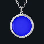 Benutzerdefinierter blaufarbiger Designer Versilberte Kette<br><div class="desc">Benutzerdefinierter blaufarbiger Designer</div>