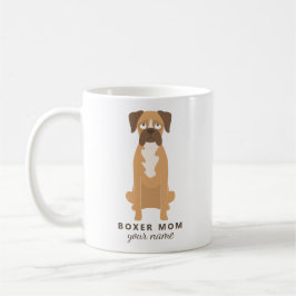 Benutzerdefinierter Boxer-Mom-Tasse, personalisier Kaffeetasse