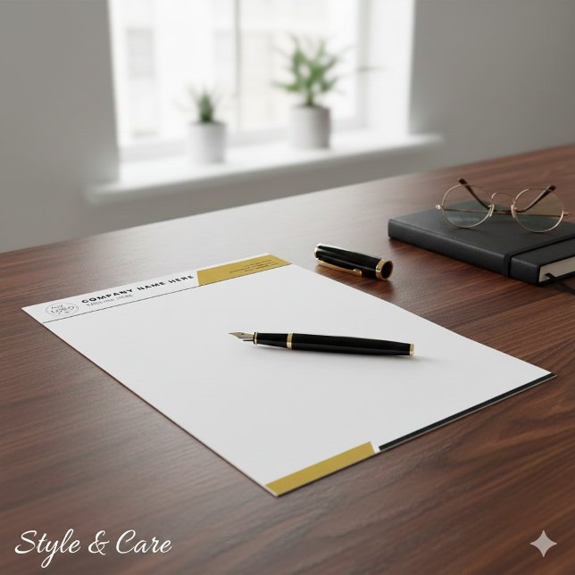 Benutzerdefinierter Briefkopf für geschäftliche un (Custom Letterhead for Business & Personal Use)