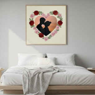 Benutzerdefinierter brillanter Fotoposter – Floral Poster