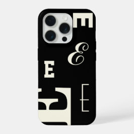 Benutzerdefinierter Buchstabe, farbenfrohes Monogr iPhone 15 Pro Hülle