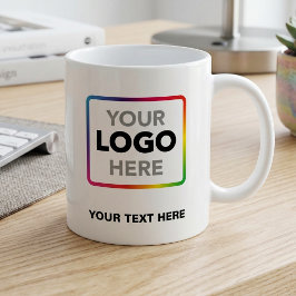 Benutzerdefinierter Business-Logo-Kaffeebecher mit Kaffeetasse