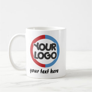 Benutzerdefinierter Business-Logo-Text-Becher für Kaffeetasse