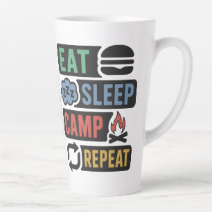 Benutzerdefinierter Camping-Name Milchtasse
