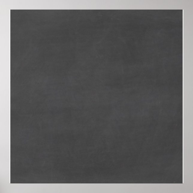 Benutzerdefinierter Chalkboard-Hintergrund Poster (Vorne)