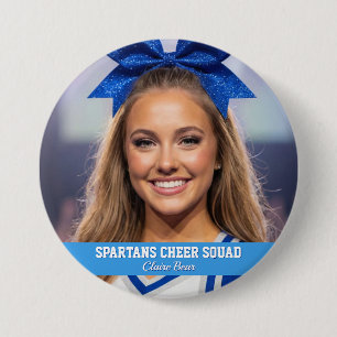 Benutzerdefinierter Cheerleader-Foto-Button Spirit Button