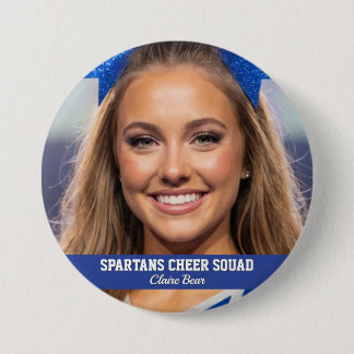 Benutzerdefinierter Cheerleader-Foto-Button Spirit Button