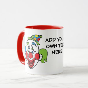 Benutzerdefinierter Clowtext Tasse