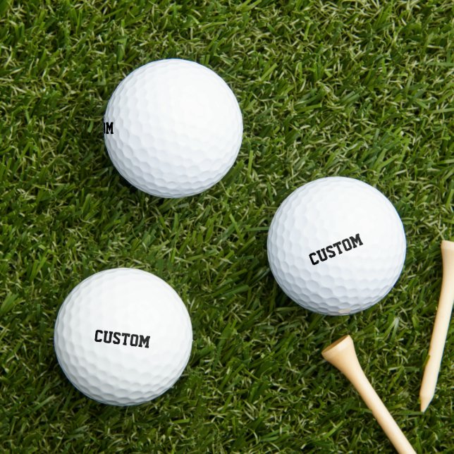 Benutzerdefinierter College-Brief des Vaters Gesch Golfball (Insitu Gras)